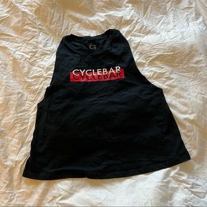 Cyclebar racerback crop tank